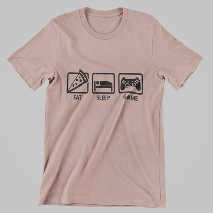 Eat Sleep Game Repeat Tee