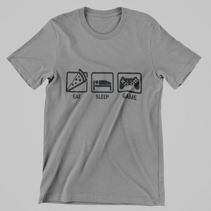 Eat Sleep Game Repeat Tee