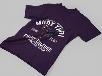Muay Thai Fight Culture Graphic T-Shirt